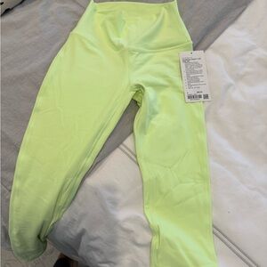 lululemon Align Neon Yellow Leggings
